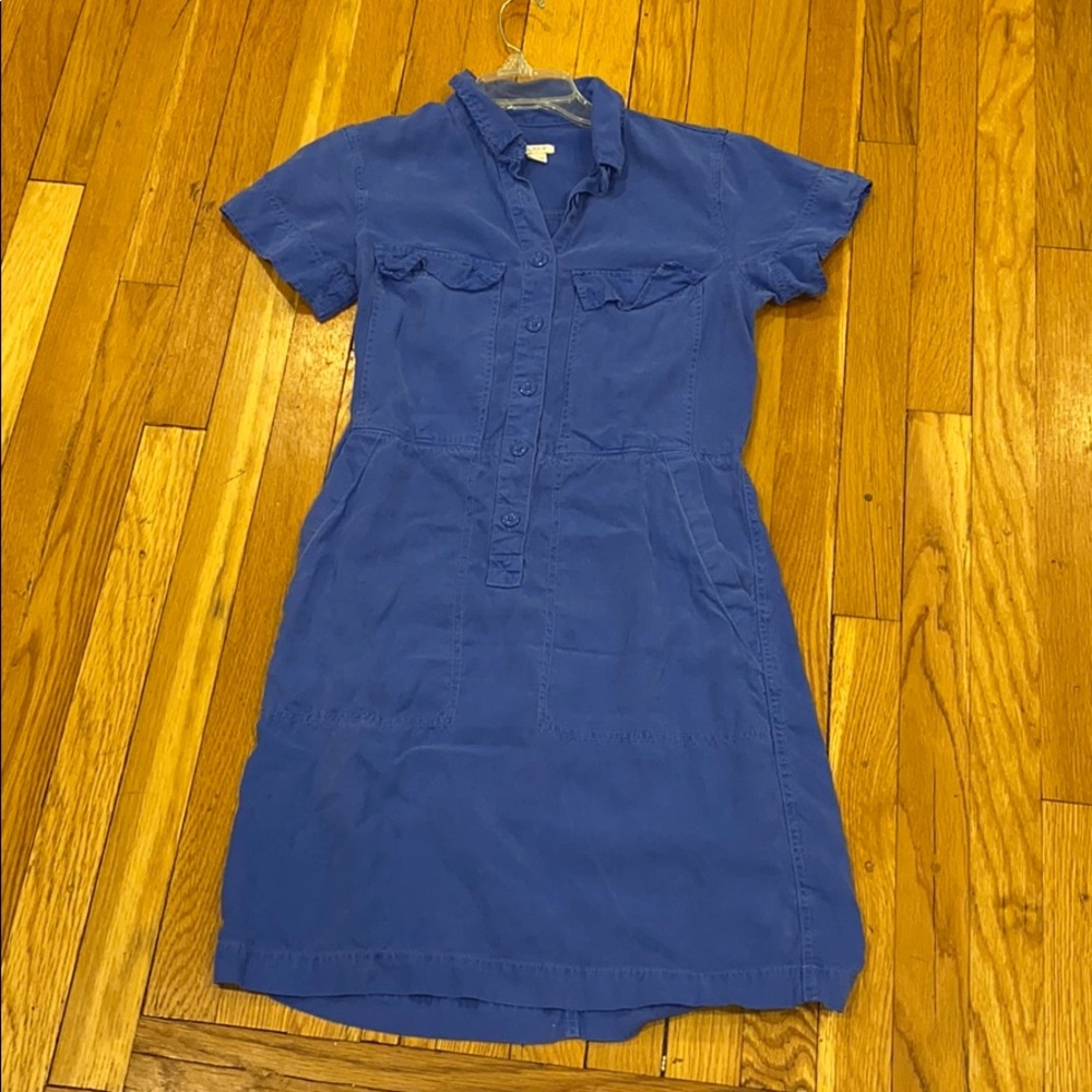Jcrew casual blue dress